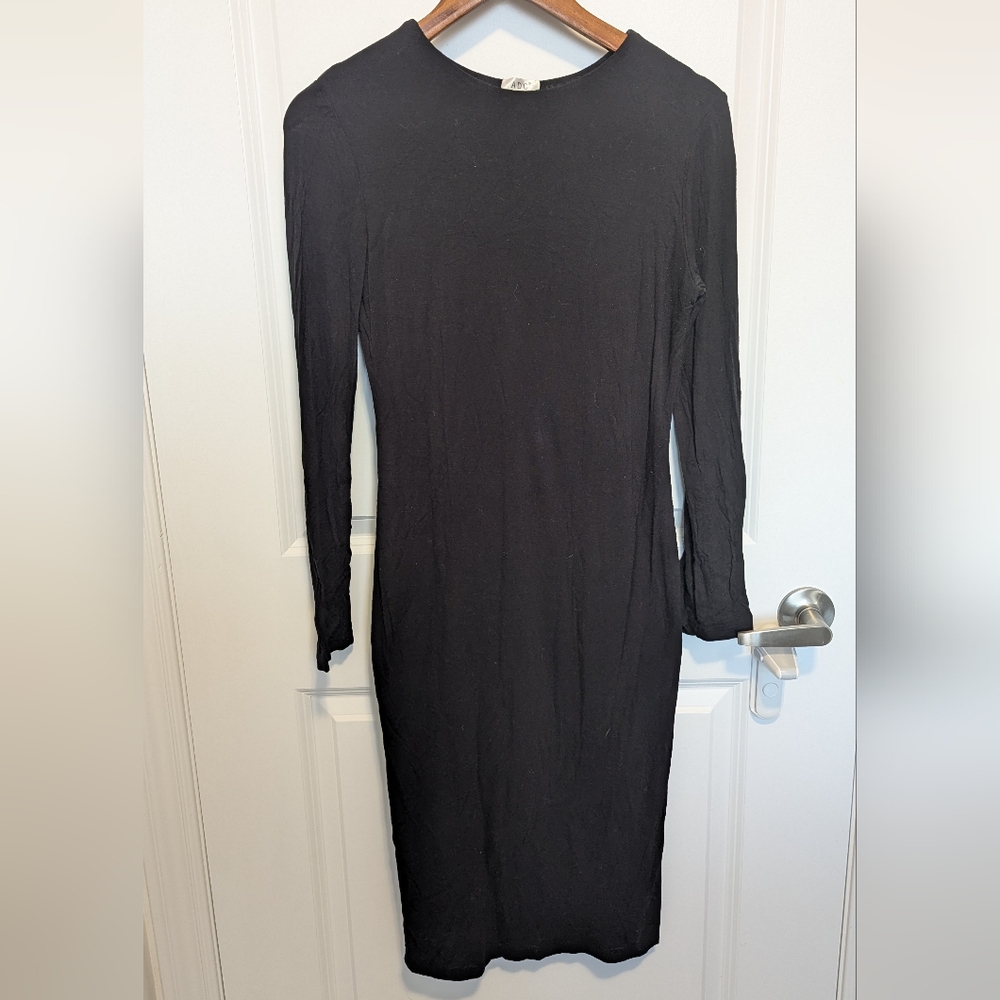 ADC Back Long Sleeve Bodycon Dress